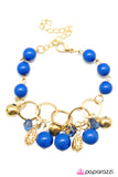 Paparazzi "What A Charmer" Blue Bracelet Paparazzi Jewelry