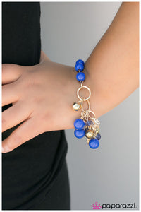 Paparazzi "What A Charmer" Blue Bracelet Paparazzi Jewelry