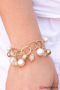 Paparazzi "What A Charmer" Gold Bracelet Paparazzi Jewelry