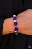 Paparazzi "What A FLEUR-t!" Purple Bracelet Paparazzi Jewelry