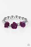 Paparazzi "What A FLEUR-t!" Purple Bracelet Paparazzi Jewelry
