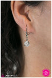 Paparazzi "What A Gem" Gunmetal Necklace & Earring Set Paparazzi Jewelry