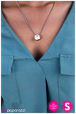 Paparazzi "What A Gem" Gunmetal Necklace & Earring Set Paparazzi Jewelry