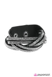 Paparazzi "What A Hit!" Black 002XX Wrap Bracelet Paparazzi Jewelry