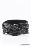 Paparazzi "What A Hit!" Black 011XX Wrap Bracelet Paparazzi Jewelry