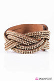 Paparazzi "What A Hit!" Brown Wrap Bracelet Paparazzi Jewelry