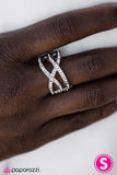 Paparazzi "What A Night!" White Ring Paparazzi Jewelry