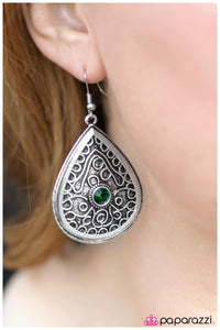 Paparazzi "What Are You Waiting For?" Green Earrings Paparazzi Jewelry