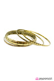 Paparazzi "What A Riot" Brass Bracelet Paparazzi Jewelry