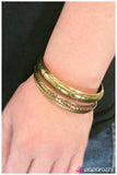 Paparazzi "What A Riot" Brass Bracelet Paparazzi Jewelry