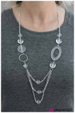 Paparazzi "What A Treat" White Necklace & Earring Set Paparazzi Jewelry