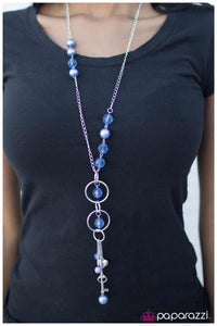 Paparazzi "Whatever Your Heart Desires" Blue Necklace & Earring Set Paparazzi Jewelry