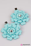 Paparazzi "What In CARNATION!" Blue Hair Clip Paparazzi Jewelry