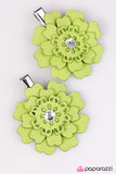 Paparazzi "What In CARNATION!" Green Hair Clip Paparazzi Jewelry