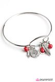 Paparazzi "What On Earth?" Red Bracelet Paparazzi Jewelry