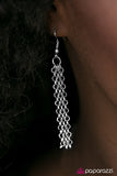 Paparazzi "Whats KNOT To Like?" Silver Necklace & Earring Set Paparazzi Jewelry