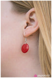 Paparazzi "Whats Poppin?" Red Necklace & Earring Set Paparazzi Jewelry