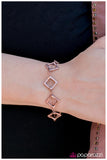 Paparazzi "Whats Your Angle?" Copper Bracelet Paparazzi Jewelry