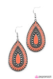 Paparazzi "Whats Your Flavor?" Orange Earrings Paparazzi Jewelry