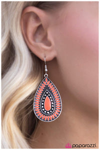 Paparazzi "Whats Your Flavor?" Orange Earrings Paparazzi Jewelry