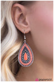 Paparazzi "Whats Your Flavor?" Orange Earrings Paparazzi Jewelry