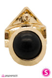 Paparazzi "Whats Your Point?" Black Ring Paparazzi Jewelry