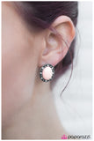 Paparazzi "Whats Yours Is Mine" Pink Post Earrings Paparazzi Jewelry
