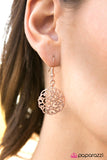 Paparazzi "Whats Yours Is VINE" Rose Gold Earrings Paparazzi Jewelry