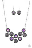 Paparazzi "Whats Your Star Sign?" Purple Necklace & Earring Set Paparazzi Jewelry