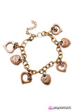 Paparazzi "What The Heart Wants" Copper Bracelet Paparazzi Jewelry