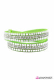 Paparazzi "What Your Mama Gave You" Green Bracelet Paparazzi Jewelry