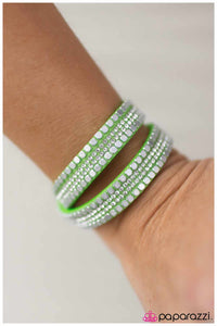 Paparazzi "What Your Mama Gave You" Green Bracelet Paparazzi Jewelry