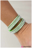 Paparazzi "What Your Mama Gave You" Green Bracelet Paparazzi Jewelry