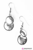 Paparazzi "WHEEL-ing and Able" Silver Earrings Paparazzi Jewelry