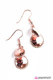 Paparazzi "WHEEL-ing and Able" Copper Earrings Paparazzi Jewelry