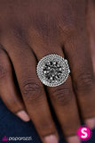 Paparazzi "Wheel of Fortune" Silver Ring Paparazzi Jewelry