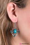 Paparazzi "When I Am Queen..." Blue Earrings Paparazzi Jewelry