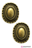 Paparazzi "When in Machu Picchu - Brass" earring Paparazzi Jewelry