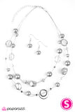 Paparazzi "When I Think Of You - Silver" necklace Paparazzi Jewelry