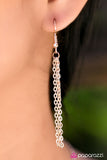 Paparazzi "When It Rains... - Rose Gold" necklace Paparazzi Jewelry