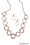 Paparazzi "When the Going Gets Tough - Copper" necklace Paparazzi Jewelry
