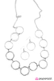 Paparazzi "When the Going Gets Tough - Silver" necklace Paparazzi Jewelry