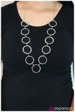 Paparazzi "When the Going Gets Tough - Silver" necklace Paparazzi Jewelry