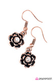 Paparazzi "Where The Flowers Bloom - Copper" earring Paparazzi Jewelry