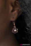 Paparazzi "Where The Flowers Bloom - Copper" earring Paparazzi Jewelry