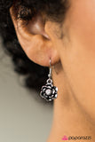 Paparazzi "Where The Flowers Bloom - White" earring Paparazzi Jewelry
