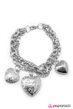 Paparazzi "Where The Heart Is" Silver Bracelet Paparazzi Jewelry