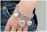 Paparazzi "Where The Heart Is" Silver Bracelet Paparazzi Jewelry