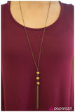 Paparazzi "Where Theres Smoke, Theres Fire - Brass" necklace Paparazzi Jewelry