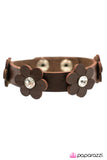 Paparazzi "Where The Wildflowers Grow" Brown Bracelet Paparazzi Jewelry